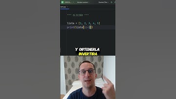 Truco express en Python: invertir listas con slicing 🔥