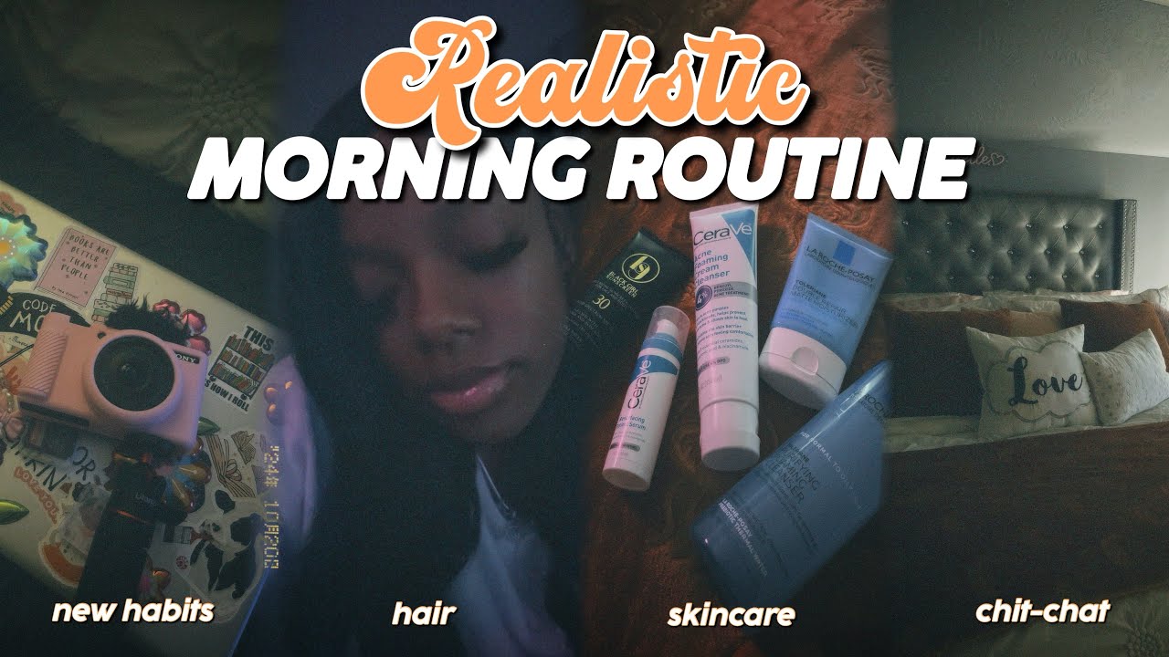 РЕАЛИСТИЧНАЯ ШКОЛЬНАЯ УТРЕННЯ В 5 УТРА ੈ✩‧₊˚: grwm, уход за кожей, женские разговоры, ootd и мног...