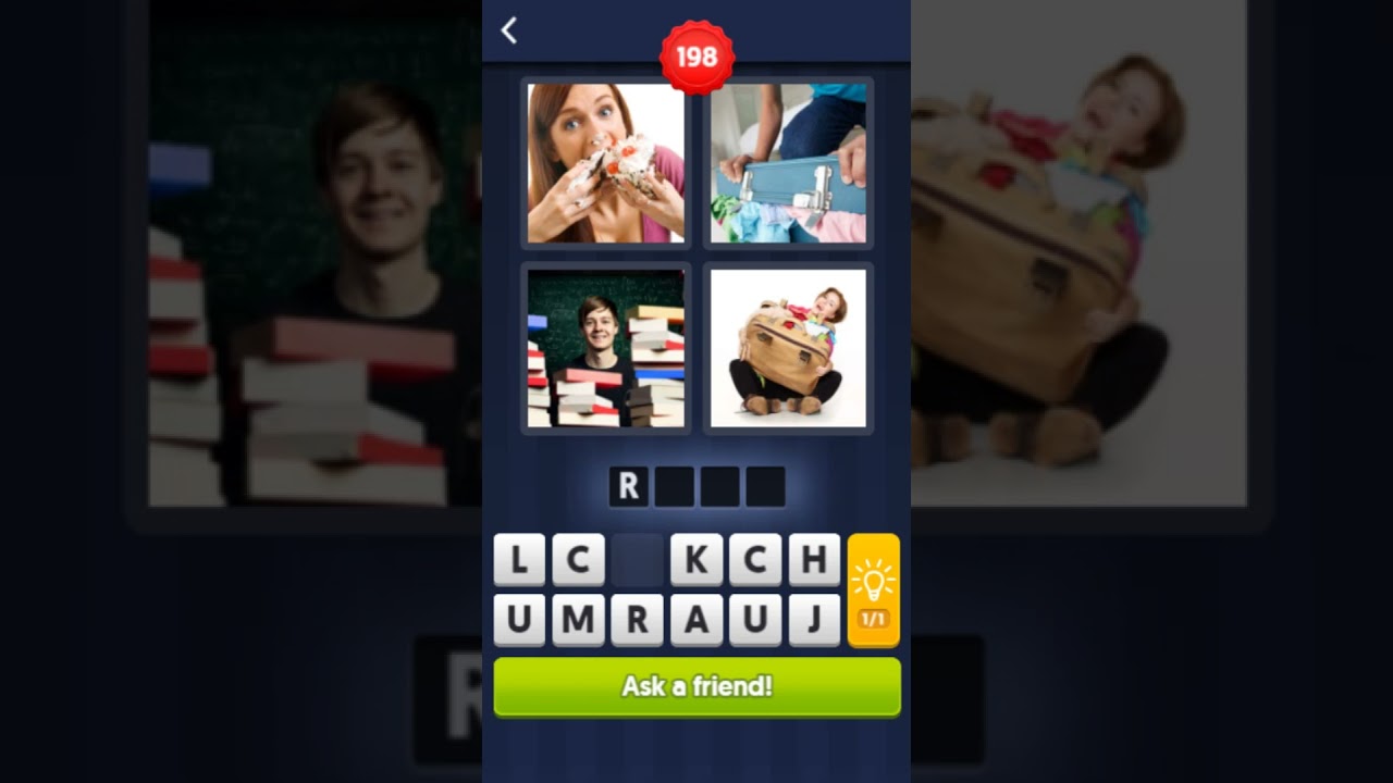 4 Pics 1 Word Facebook Level  198