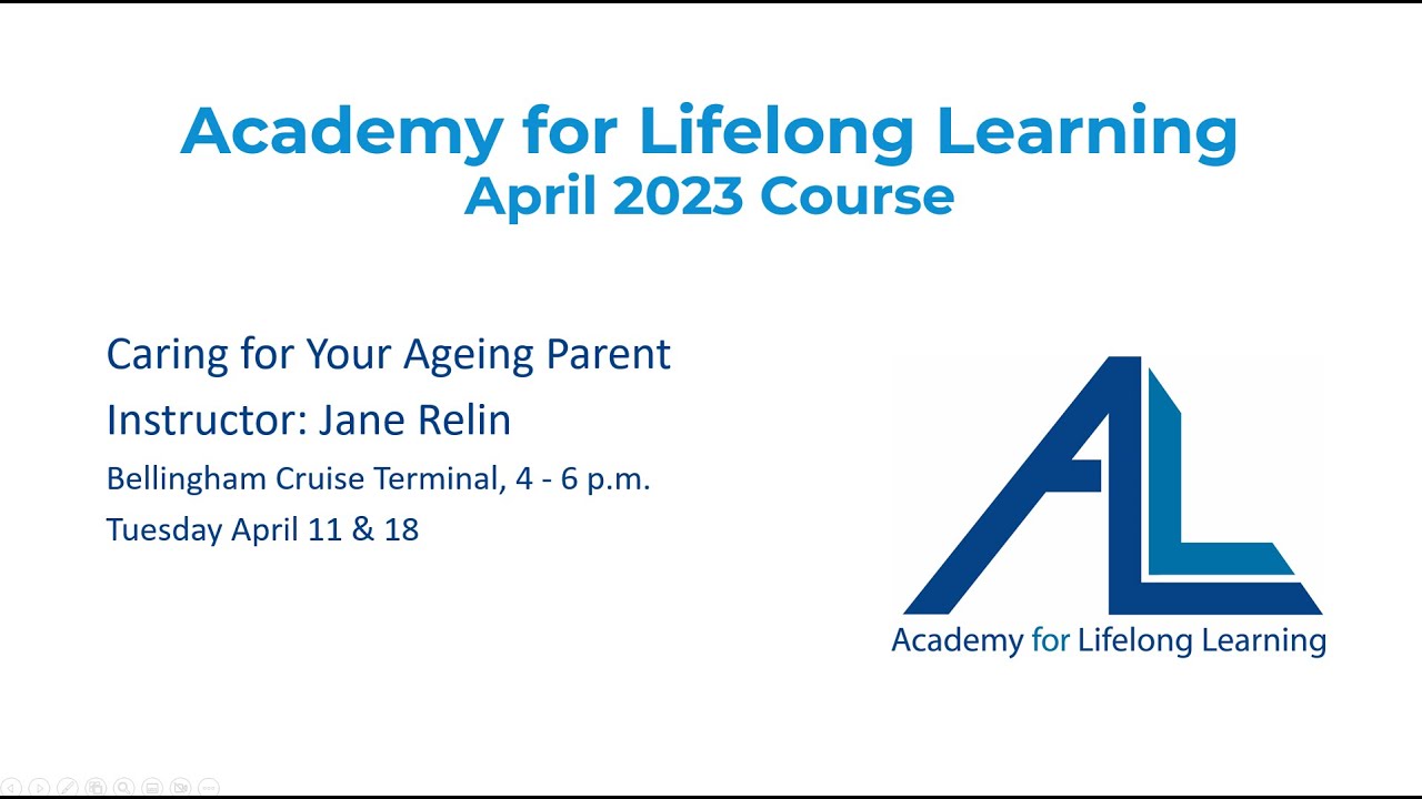 ALL April 2023 Instructor, Jane Relin - YouTube