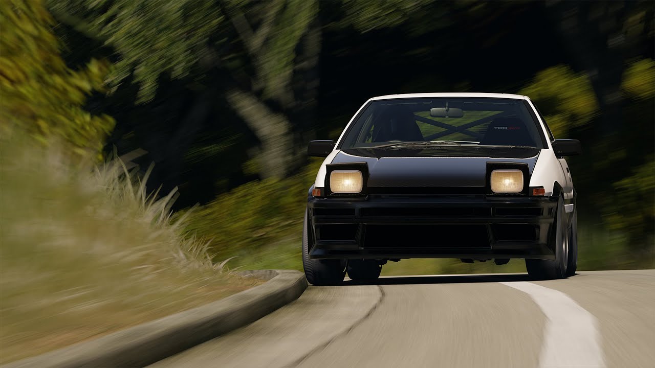 EK Hakone Turnpike AE86 Drift 3:59.893 Assetto Corsa
