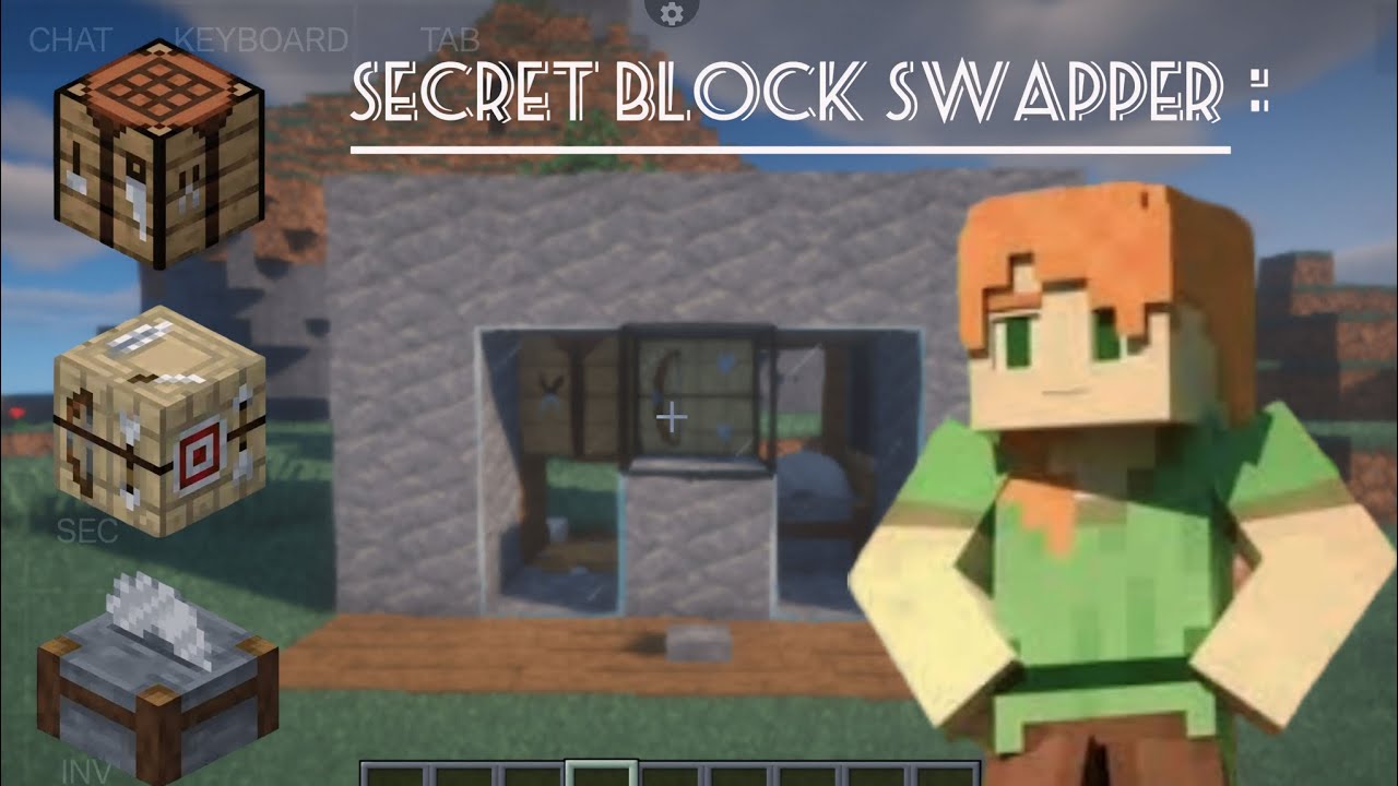viral build HAKES Minecraft 1.20 || secret block swapper 