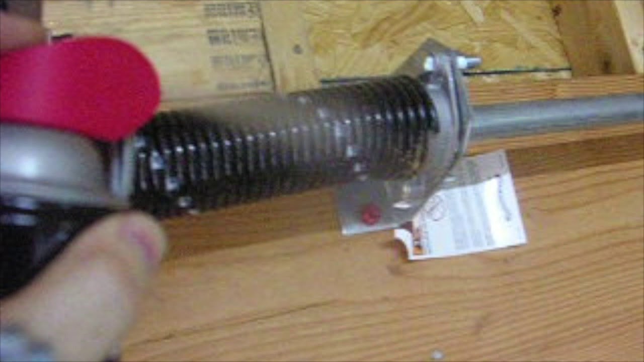 Overhead Garage Door spring and wheel Lubrication YouTube