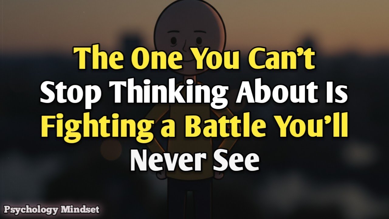 The One You Can’t Stop Thinking About Is Fighting a Battle You’ll Never See | Psychology Mindset,
