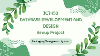Demonstration - Packaging Management System 🖥️️‍🔥
