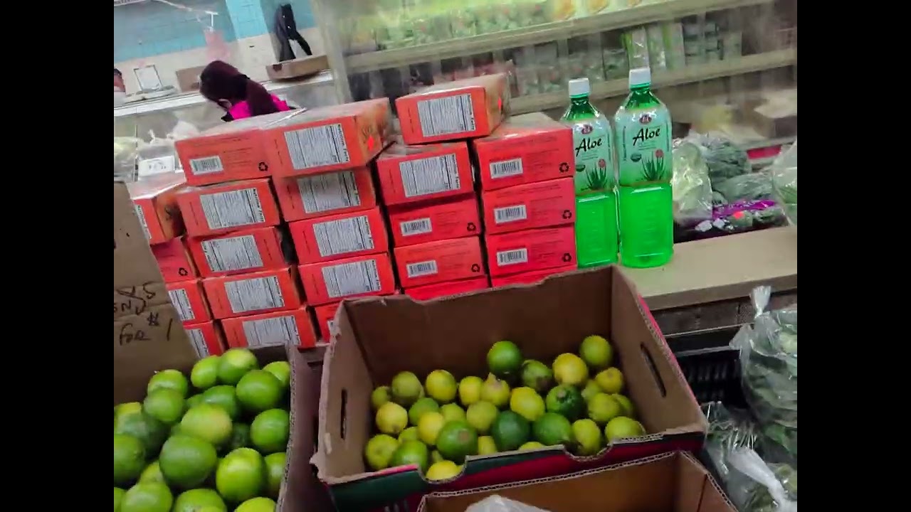 Food shopping at Khmer store 