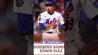 Dodgers Shatter Market  Edwin Diaz Signs Record Deal