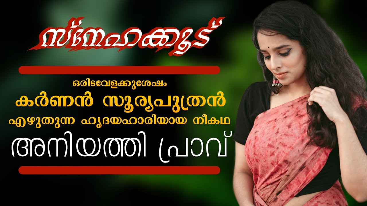 സ്നേഹക്കൂട് | കർണൻ സൂര്യപുത്രൻ ഒരിടവേളക്കുശേഷം എഴുതുന്ന ഹൃദയഹാരിയായ നീണ്ടകഥ  KARNNAN SURIYAPUTRAN