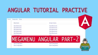 Megamenu angular part 2 - Web developer practical