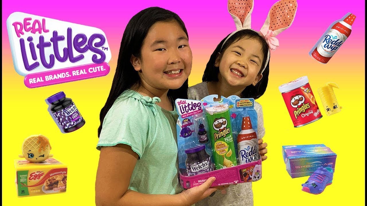 We Shrunk like Shopkins Real Littles! Unboxing with Sasha & Ella