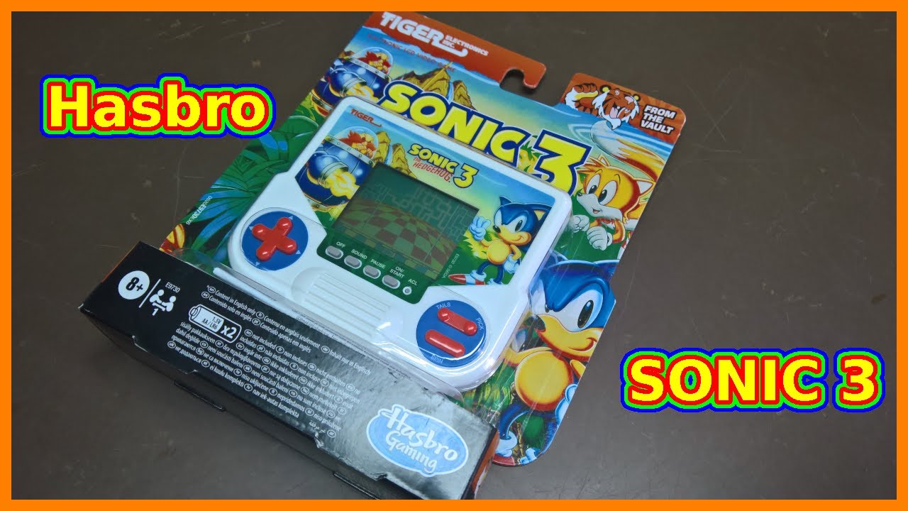 Mini Game Sonic The Hedgehog 3 Tiger Eletronics Retro Hasbro