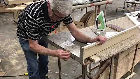 How to apply a counter top end cap.