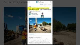 You Know What They Say..one Mans Wastewater Is Another Mans Drinking Water.