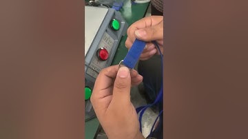 Velcro strip welding machine ultrasonic type welder #machine #automaticpackaging #packagingequipment