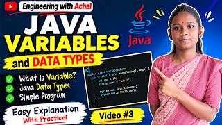 Java Variables and Data Types in Hindi 🔥 | Java Tutorial for Beginners #3