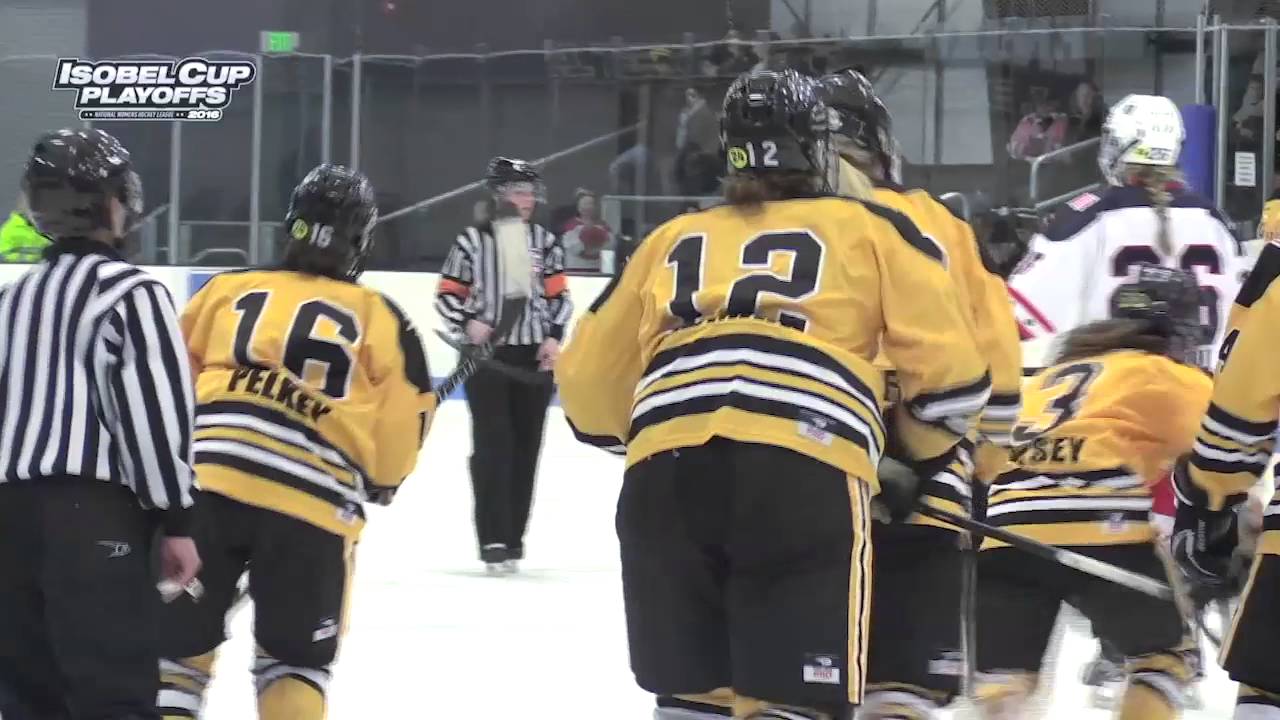 2016 Isobel Cup Semifinals NYR @ BOS Highlights