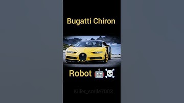 Car to robot 🤖💀#bugattichiron #shorts