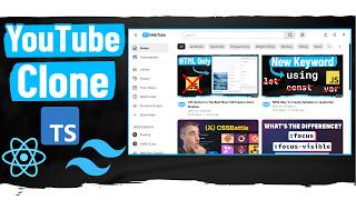 how to create the youtube home page with tailwind, react, and typescript