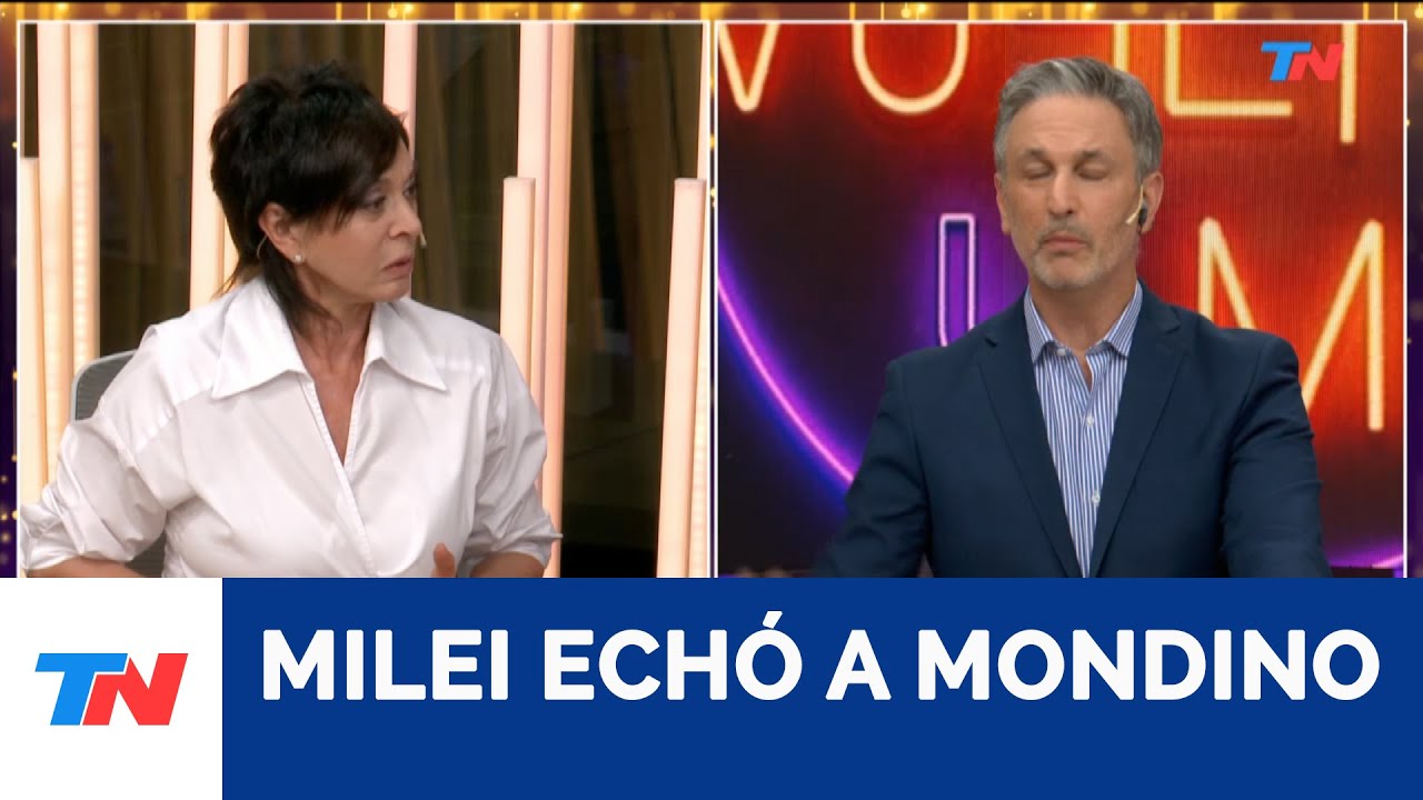 Milei echó a Mondino por votar en contra del embargo de EE.UU contra ...