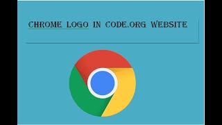 How to make a Chrome App logo using Artist Lab Code.org . Please check the description..