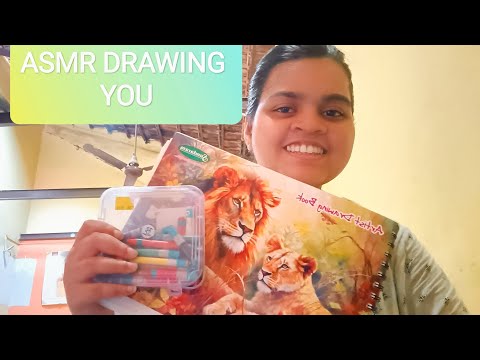 Asmr drawing you but THE ARTIST👨‍🎨 IS NEW