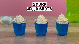 Smurf Jello Shots - Tipsy Bartender