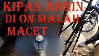 kipas angin di on malah macet
