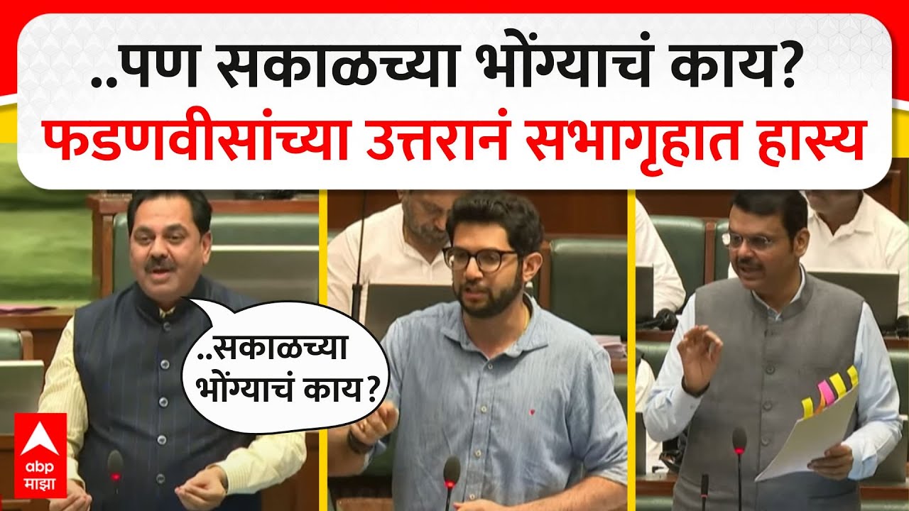 Fadnavis on Bhonga : ..पण सकाळच्या भोंग्याचं काय? फडणवीसांच्या उत्तरानं सभागृहात हास्य