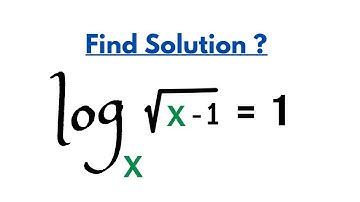 Unknown variable as Log base ? Find ‘x’