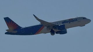 Allegiant Air Airbus A320-214 Takeoff From Idaho Falls [N249NV]