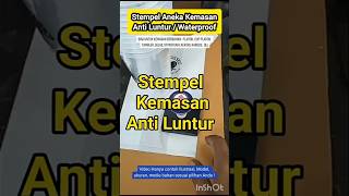 Stempel waterproof | anti air #stempel #stempelcustom #stempelflash #stempeljumbo #stempelwarna #fyp