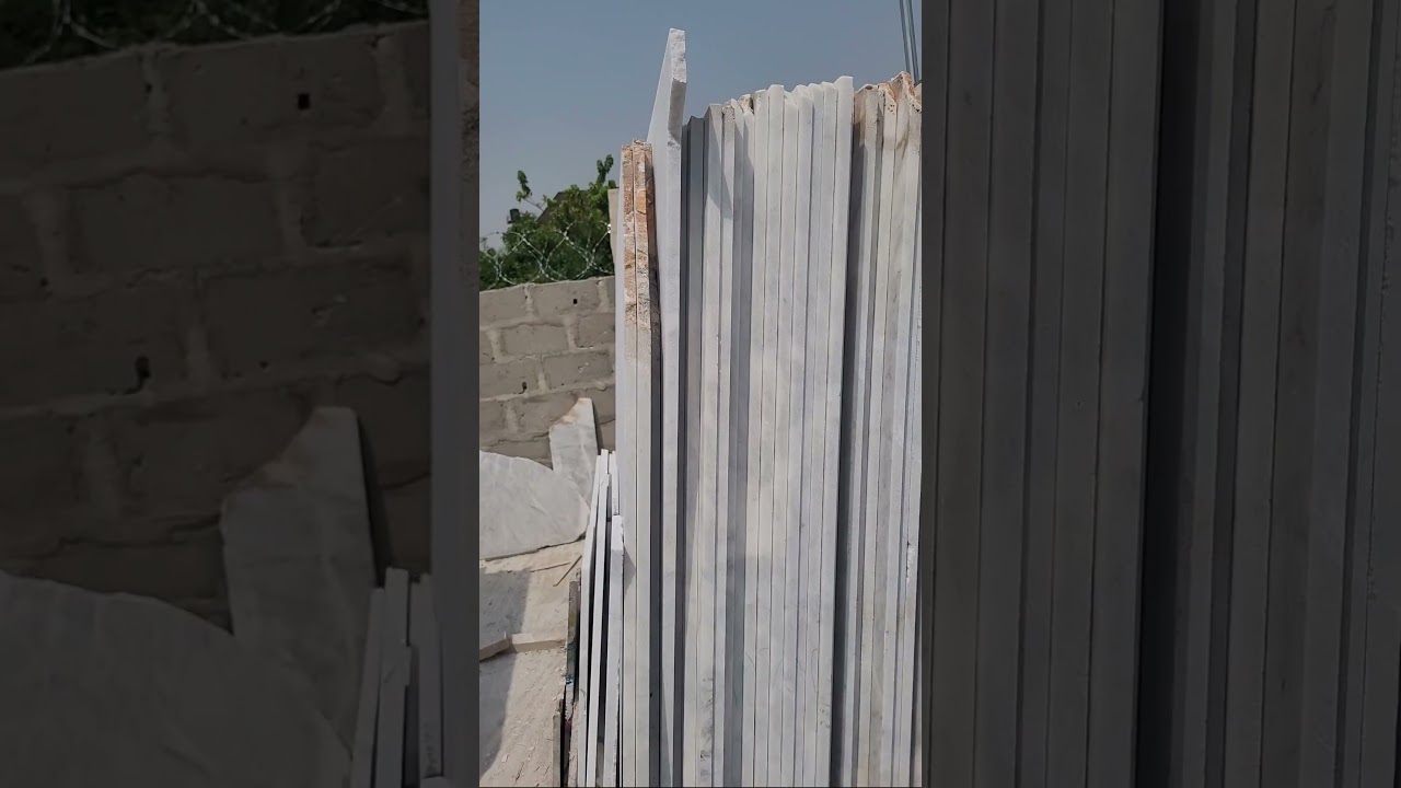 White Carara Marble Slabs