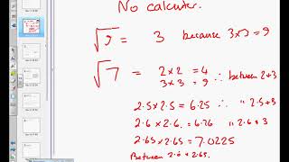 7th Nov Finding roots by iterative methods BiSection