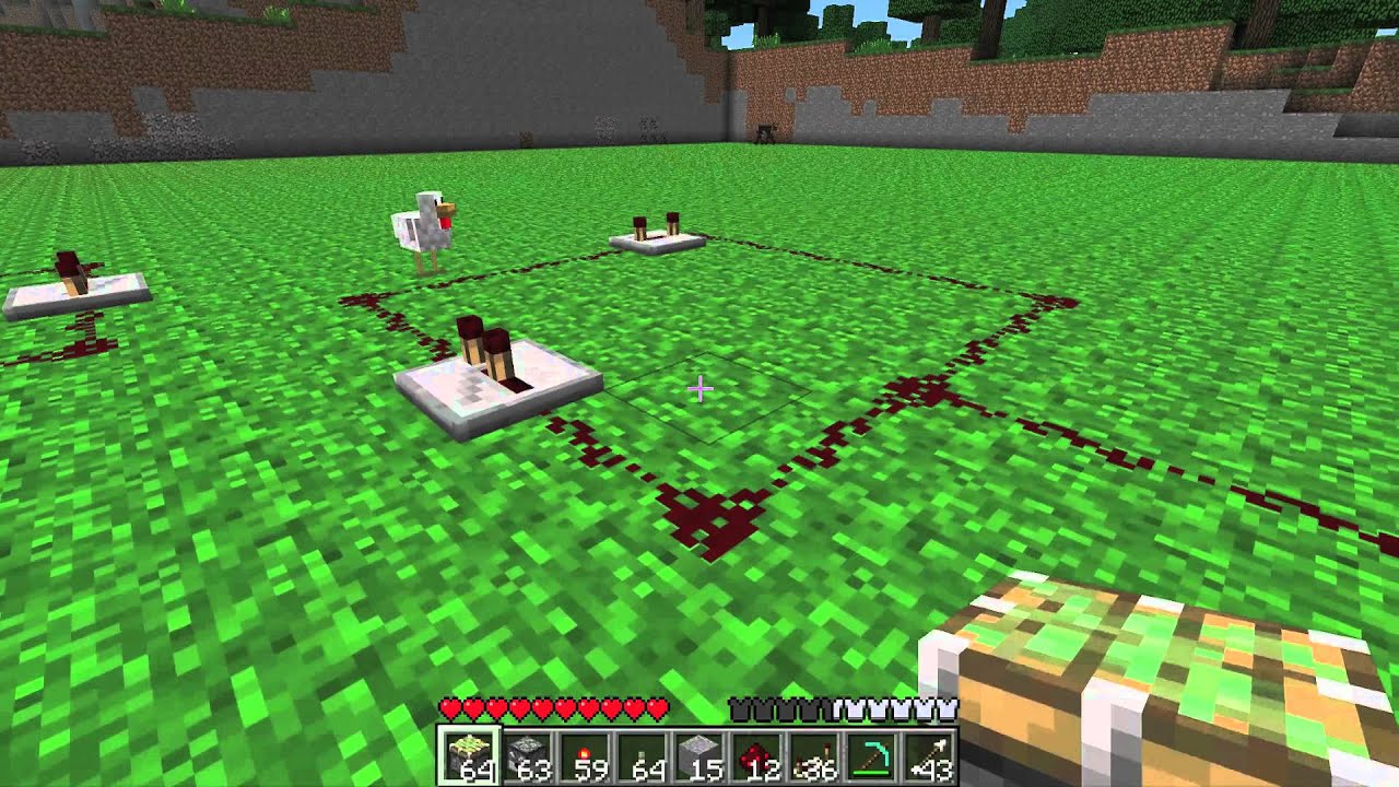 Minecraft How To Repeat Power w/ Repeaters YouTube