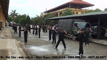 Mr. Huy Côn huấn luyện CSCĐ động tác bổ nhịp nhàng 2 tay số 8 ngang