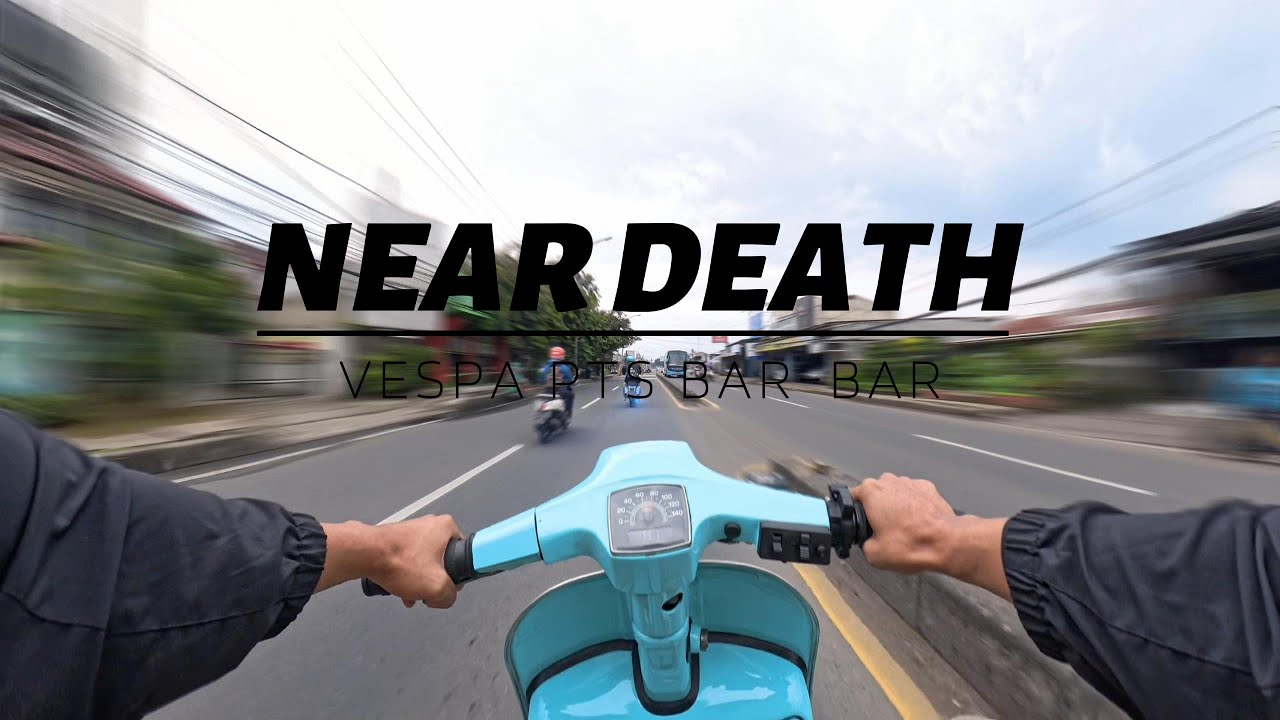 VESPA PTS BAR-BAR KETEMU MOBIL PENCABUT NYAWA