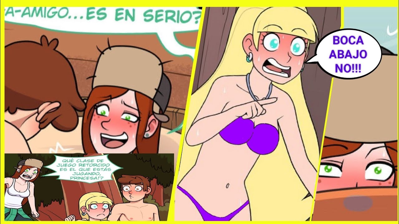 Wendy pone Celosa a Pacifica con Dipper- Gravity Falls Comic
