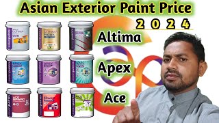 Asian Exterior Paint Price Asian Paints Price List Apex Paint Vs Altima Vs Ace Paint