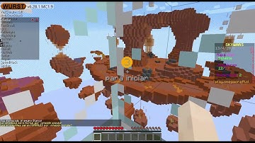 Destroying in Skywars using WURST hacked client |Hacking Highlights|