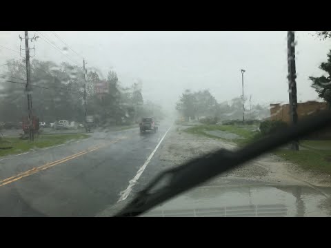 Driving Around (Working) in Hurricane Florence