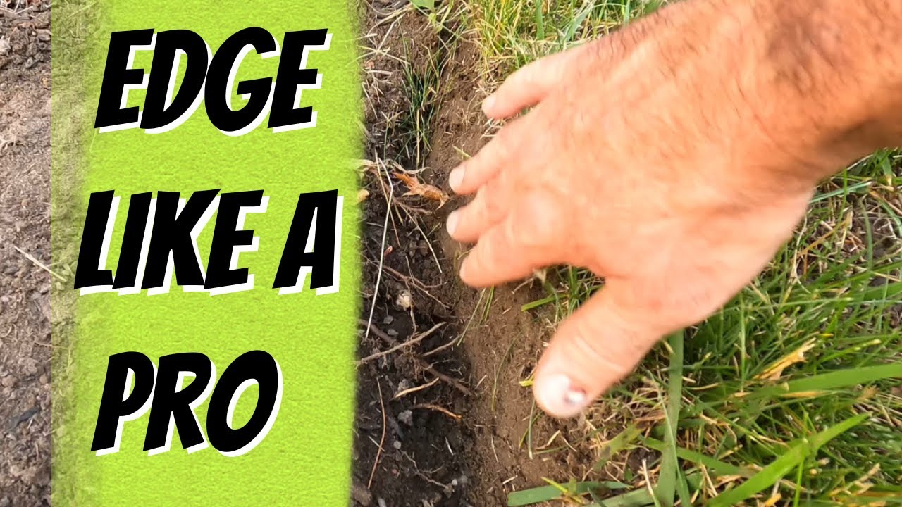 Easy way to EDGE BEDS using one TOOL. YouTube