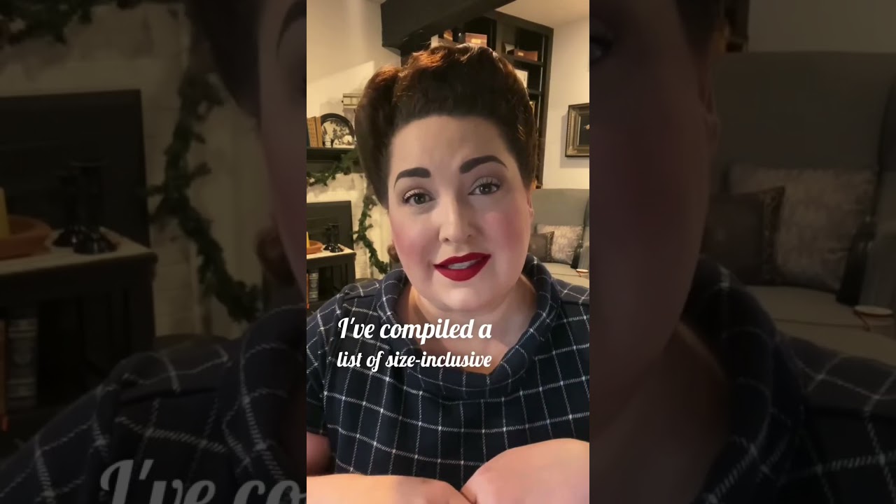 Size Inclusive/Plus Size Vintage Shopping List 