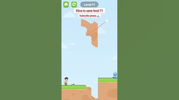 Slice to save/level 71 | funny game 2023 | new Android game 2023 #shorts #gaming #funny #trending