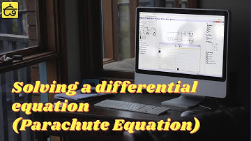 Parachute Equation: Solving a differential equation