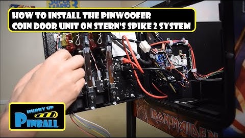 HurryUpPinball - How to Install the Pinwoofer Coin Door Unit on Stern