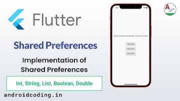 Flutter : Shared preferences in just 8 minutes!!! | Added Subtitles | flutter coding