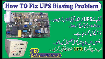 How To Fix UPS Biasing Problem