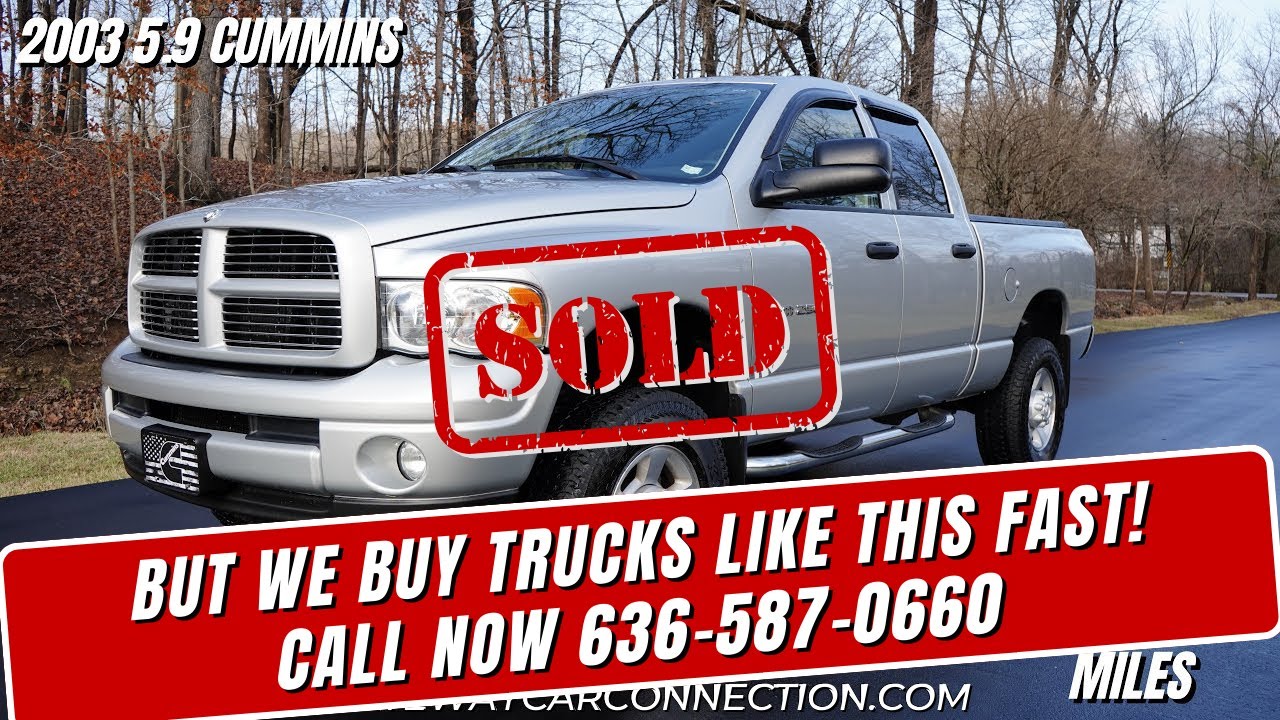5.9 Cummins For Sale 2003 Dodge Ram 2500 Sport 5.9 Cummins With 91k