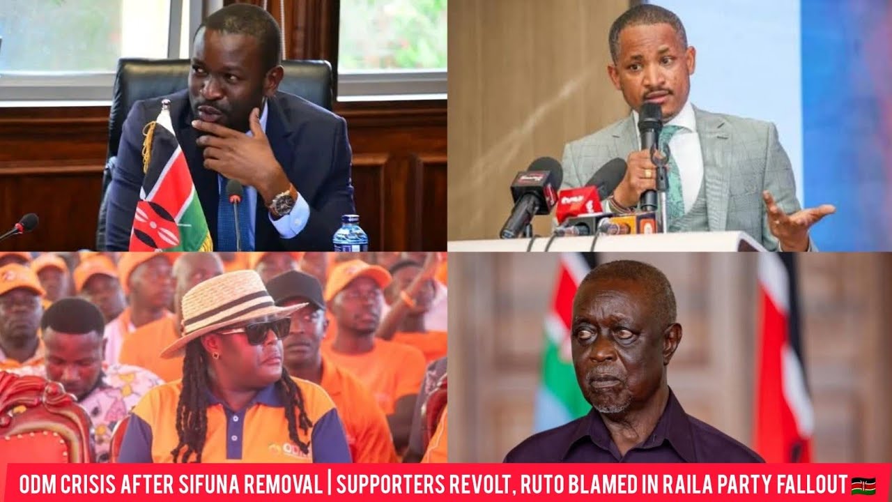 BREAKING 🔴ODM Crisis After Sifuna Removal | Supporters Revolt, Ruto Blamed in Raila Party Fallout 🇰🇪