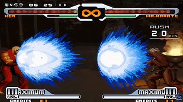 SNK vs. Capcom: SVC Chaos Arcade Completed Gameplay - Violent Ken